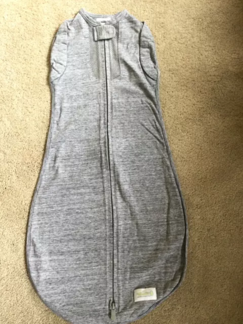 Woombie Air Convertible Sleep Sack Arms In/Out 6-9m 20-25 lbs Heather Gray NWOT Woombie Air Convertible Sleep Sack Arms In/Out 6-9m 20-25 lbs Heather Gray NWOT