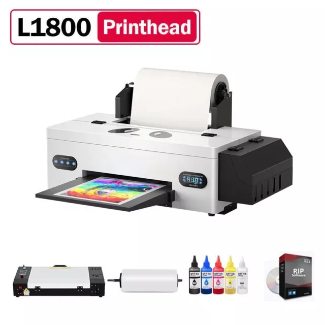 Impresora de transferencia estable A3 L1800 Dtf de alta calidad para camisetas, sudadera con capucha, telas