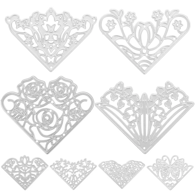 Molyorch Moules Métal Fleurs En 3D - Pochoirs à Découper Et Matrices De Gaufrage Pour Scrapbooking, Cartes Et Créations Artisanales