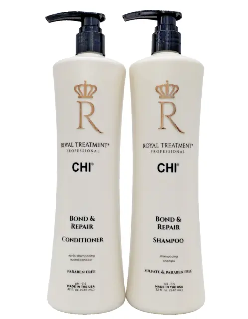 Chi Royal Treatment Bond & Repair Shampoo & Conditioner 32 Oz Set
