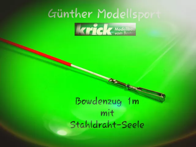 Bowdenzug kpl. 1 m, 70408 v. Krick / Günther Modellsport