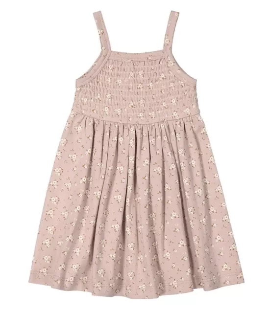 Jamie Kay - Organic Cotton Kaia Dress - Lulu Floral Powder Pink Size 1 Bnip