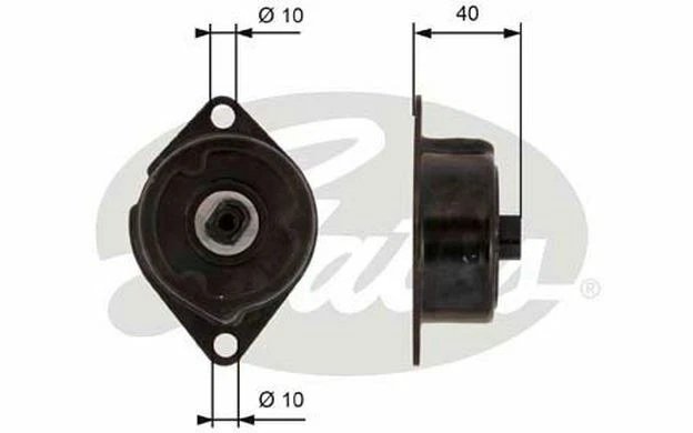 GATES Galet tendeur pour VOLKSWAGEN POLO T38499 - Pièces Auto Mister Auto