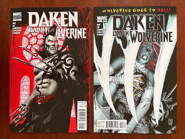 Daken Dark Wolverine 2 variant 3 4 5 6 7 8 9 9.1 10 11 12 2010 Marvel comic lot