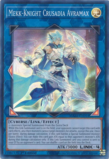 Yu-Gi-Oh! - Mekk-Knight Crusadia Avramax  (MAZE-EN054) - Maze of Memories - NM