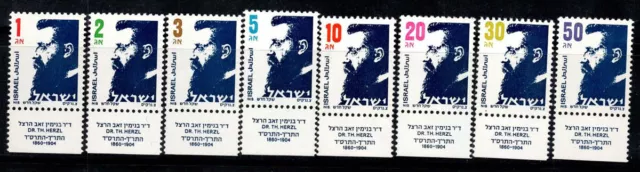 Israel 1986 Mi. 1016-1023 Postfrisch 100% Theodor Herzl, Persönlichkeit