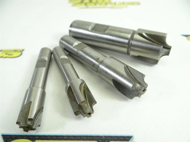 Lot Of 4 Hss Corner Rounding End Mills 1/16" 3/32" 1/8" & 3/16" Radius Morse Fkd