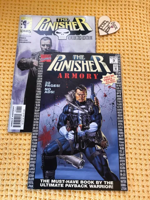 The Punisher Armoury V3 & The Punisher Collected Edition , First Prints , Vgc