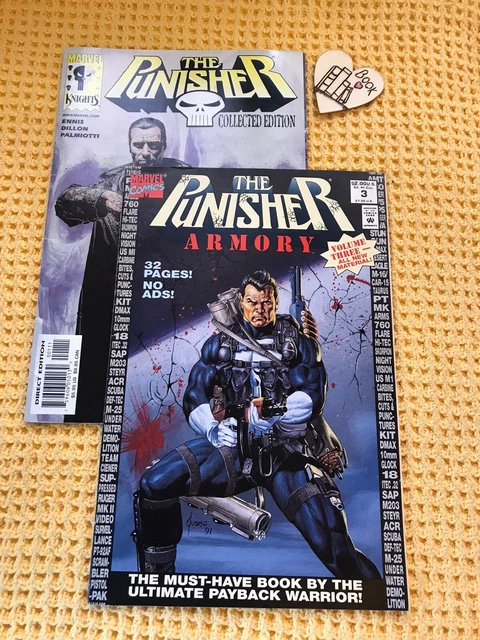The Punisher Armoury V3 & The Punisher Collected Edition , First Prints , Vgc