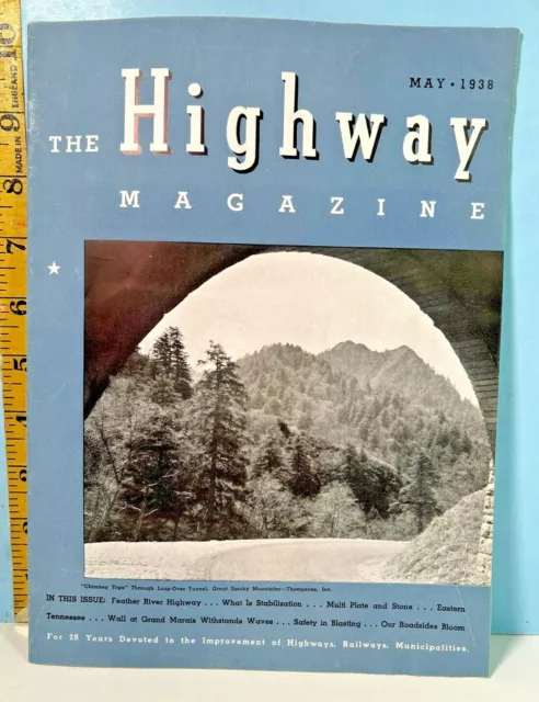 1938 May The Highway Magazine - Highways, Railways & Bridges & Infrastructure