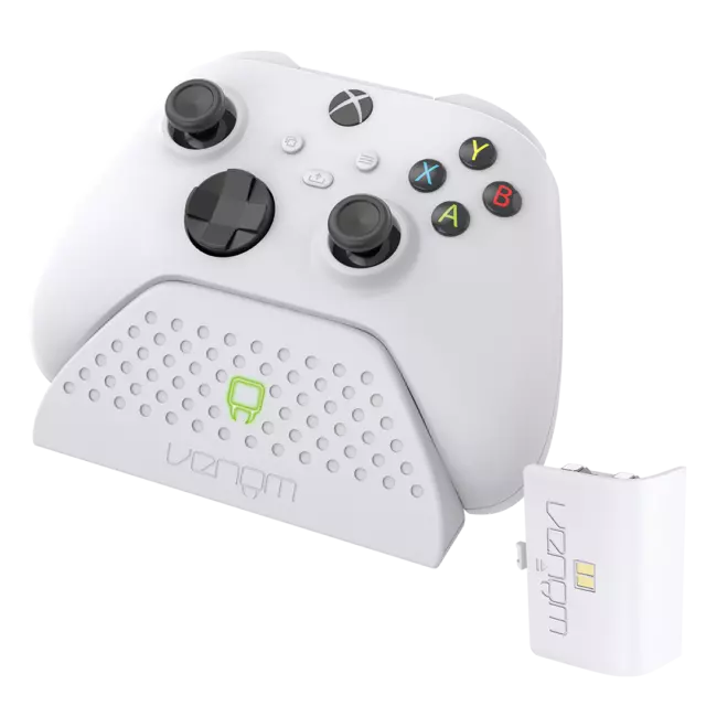 Station de chargement Venom Xbox avec batterie rechargeable - Blanc