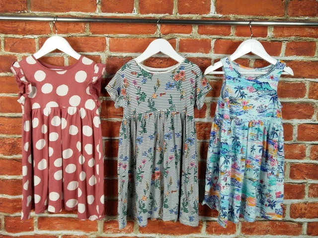 Girl Bundle Age 5-6 Years100% Next Summer Dress Set Floral Spot Sleeveless 116Cm