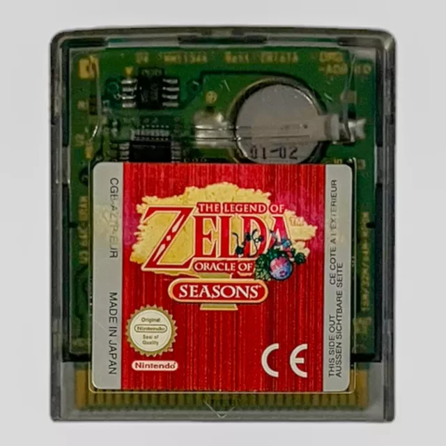 The Legend of Zelda Oracle of Seasons | Nintendo GameBoy Color GBC | 2001