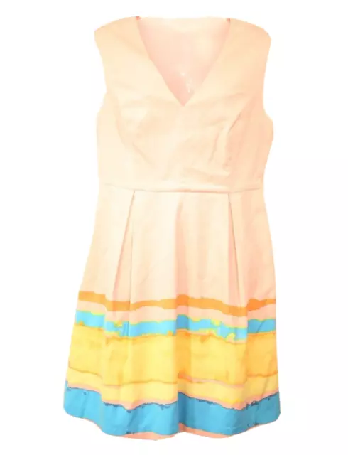 Tracy Reese x Anthropologie Women's Size 10 Petite Malibu Painterly Dress Easter