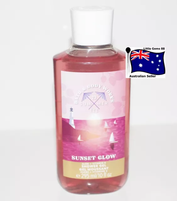 BATH & BODY WORKS * Sunset Glow * Scented BODY SHOWER GEL 295ML