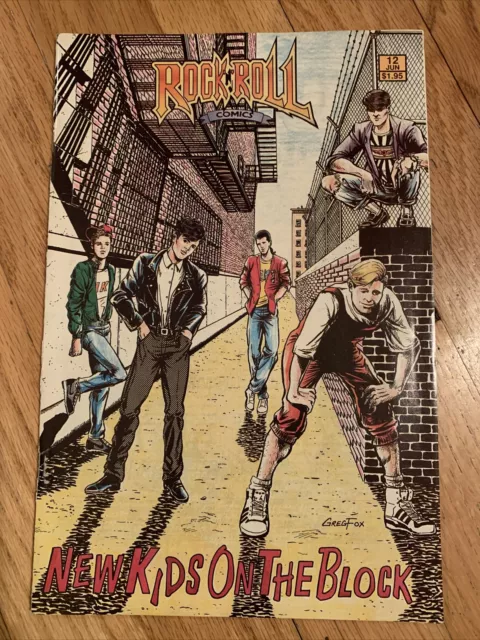 Vintage Rock n Roll Comics New Kids On The Block June 1990 Comic Book Collectors