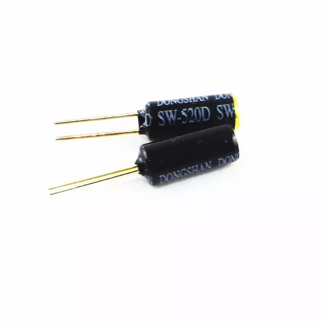 10PCS SW-520D Vibration Sensor Metal Ball Tilt Shaking Switch New