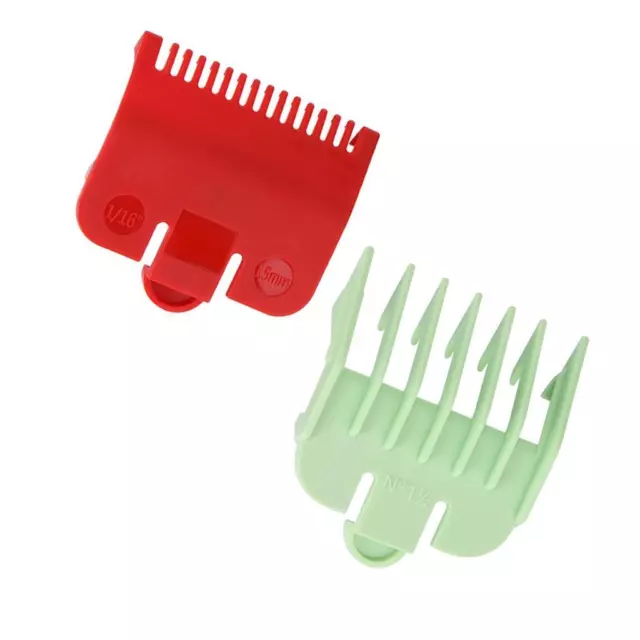 2pcs Tondeuse à Cheveux Limite Peigne Guide Ensemble De Pièces Jointes