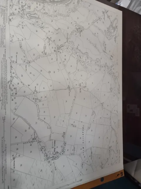 1938 Ordnance Survey Edgeworth Moor Bolton Meile = 25 Zoll Lancashire