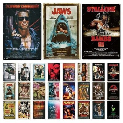 8X12in Classic Movie Metal Sign Vintage Poster Retro Tin Plaque Wall Decoration