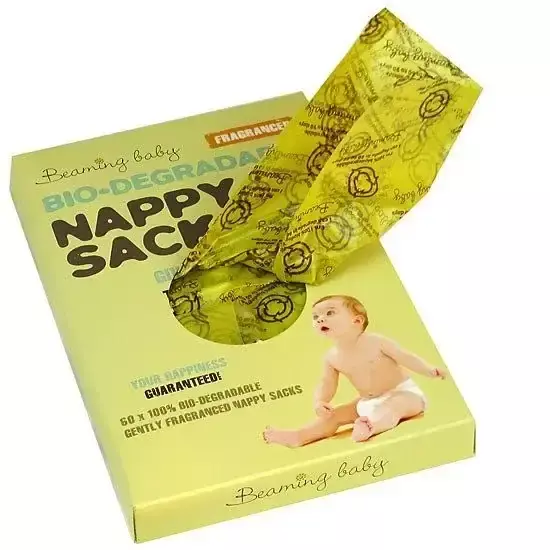 Beaming Baby Bio-Degradable Nappy Sacks - Fragranced - 60 Sacks