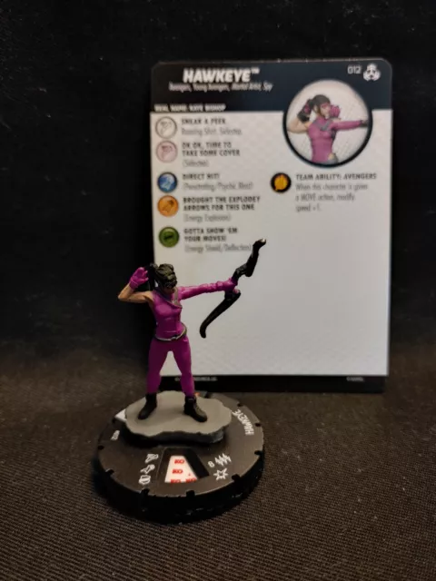 Heroclix Marvel War Of The Realms Hawkeye 012 Common Brand New, Mint