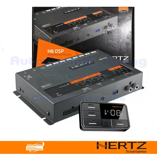 Hertz H8 Dsp DRC Prozessor Klingen Digital 8 Kanal + Fernbedienung Remote