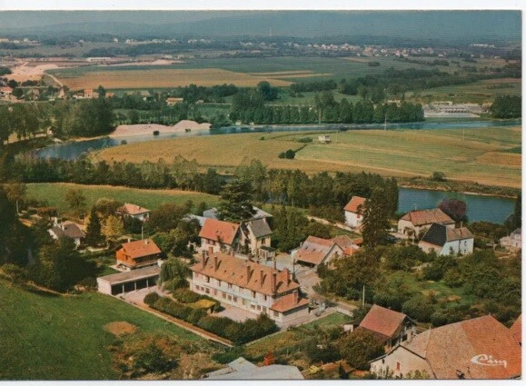 carte postale CHALEZEULE  (Doubs)  vue panoramique aérienne