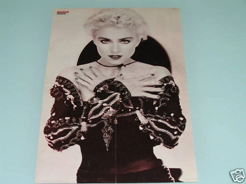 Affiche Géante Vintage De Madonna - Pin-up Israélienne Des Années 80 - Rare, Neuf Sous Emballage