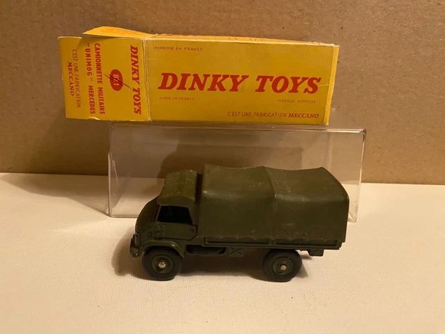 Dinky Toys France Militaire 1/43 - Mercedes Unimog Bâché 821 (Occasion, Sans Boîte)
