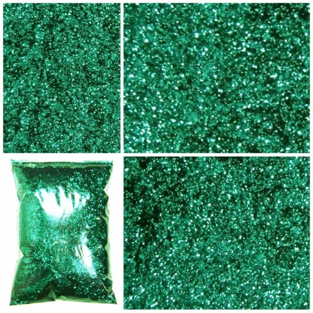 2 lb / 907g Rich Emerald Green Metal Flake .004", .008", .015", .025" Metalflake