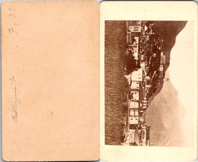 Suisse, Schweiz, Canton du Tessin, Bellinzone, circa 1870 Vintage CDV albumen ca