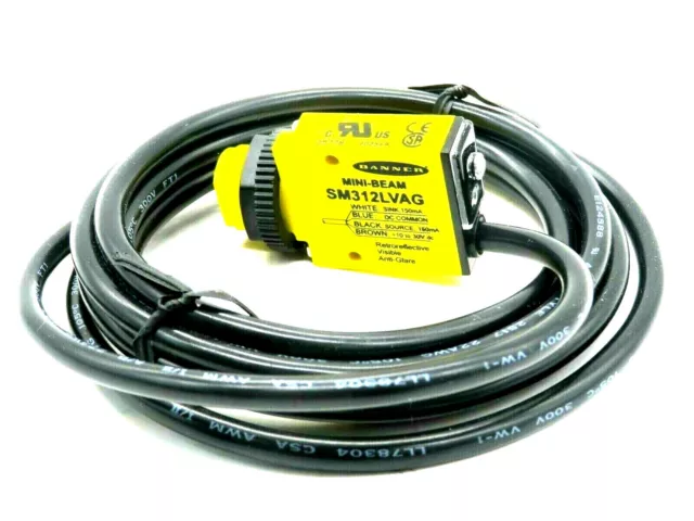 Neuf Banner SM312LVAG Mini Beam Capteur