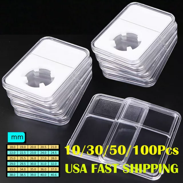 Coin Slab Holders For Grade NGC PCGS Display Storage Box Collection Case Stands