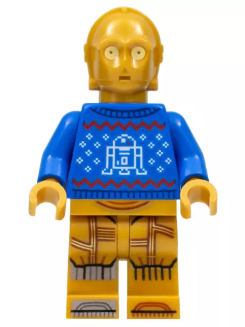 LEGO STAR WARS FIGURINE C3PO con maglione vacanze SW1238 nuovo esclusivo