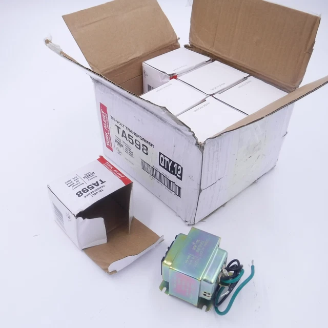 Case of 12 Tork Alert 120VAC Tri-Volt Transformers 60Hz TA598