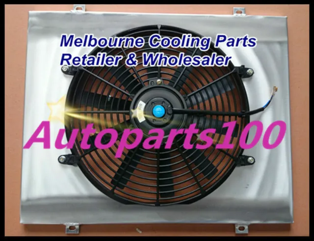 Aluminum Shroud + 14" Fan for Holden Commodore V8 VG VL VN VP VR VS AT MT