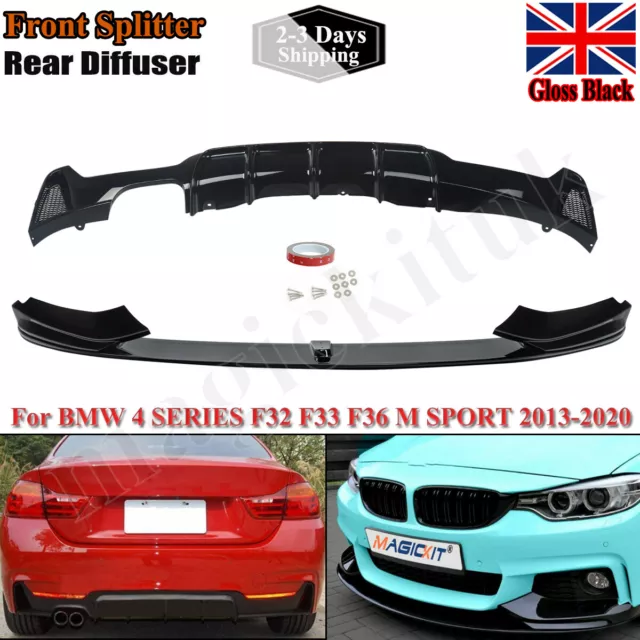 Suitable for BMW F32 F33 435i 440i M package carbon front lip front spoiler  lip