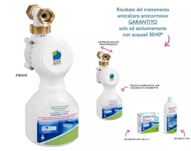 Acquabrevetti Minidos Pm009S Dima 1/2 F-F Dosatore Anticalcare