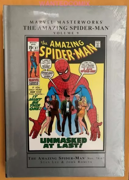 Mmw Marvel Masterworks Amazing Spider-Man Vol 9 Hc #78-87 Stan Lee Brand New 1 2