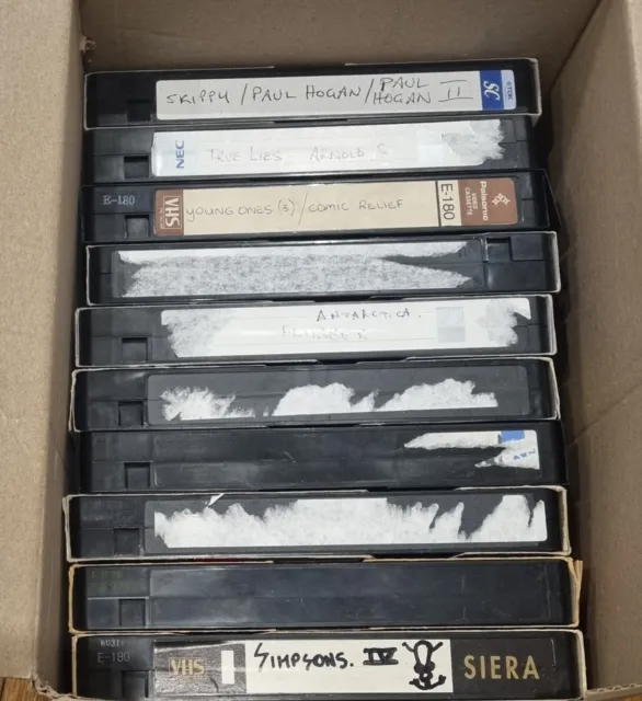 Blank Video Tapes VHS Lot