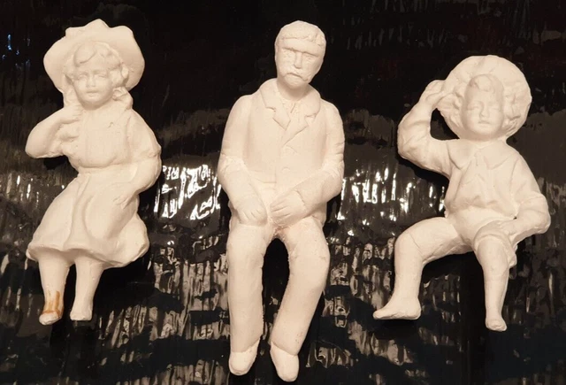 K09668695F - Figuren Nachgussgibsfiguren Höhe 6-8cm 3 Stück zum bemalen