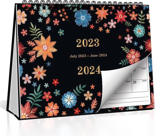 SMALL DESK CALENDAR 20232024, Monthly Desktop Calendar, Jul. 2023