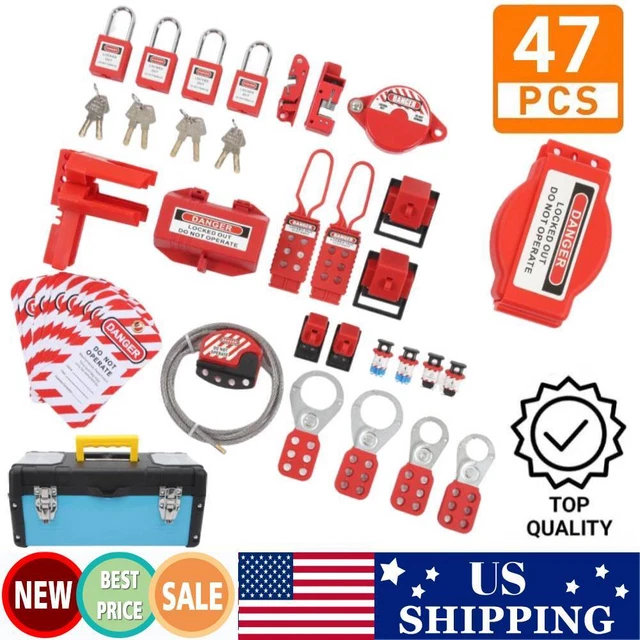 CIRCUIT BREAKER LOCKOUT Set Electrical Lockout Tagout Kit Breaker Box