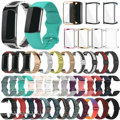 For Fitbit Charge 5 Bands Various Replacement Wristband Watch Strap Bracelet US