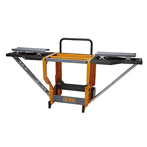 Portamate - PM-8000 Miter Saw Stand Work Station | Mobile Rolling Table Top