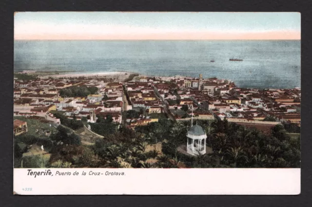 Tenerife Puerto De La Cruz - Postal Color Vista Temprana - Sin Usar E179