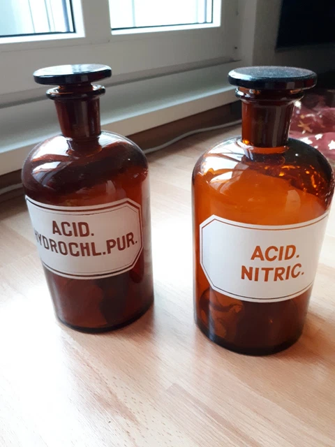Apothekerflasche Medizinflasche True Vintage Antik Gefäß Flaschen Behälter Retro