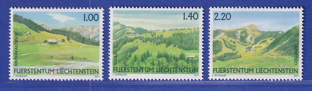 Liechtenstein 2007 Weidealpen (III). Hintervalorsch Sücka Mi.-Nr. 1451-53 **