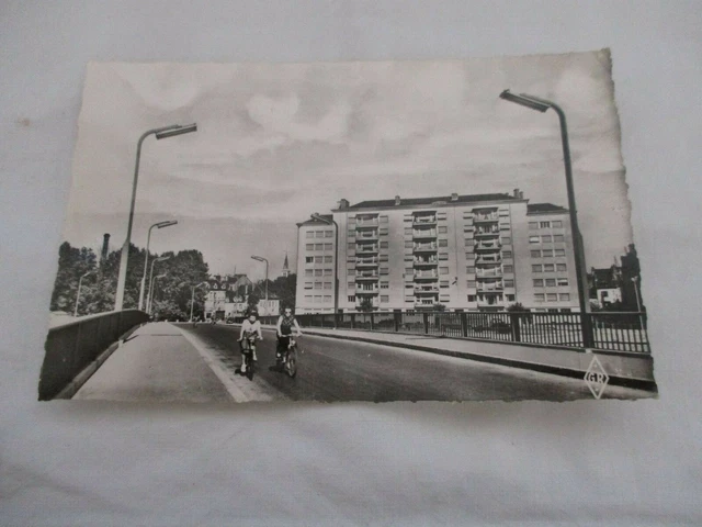 Cpsm Saone Et Loire 71 Chalon Sur Saone Le Pont Napoleon & New Buildings